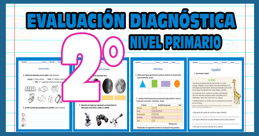 Evaluación diagnósticas ingles 2019