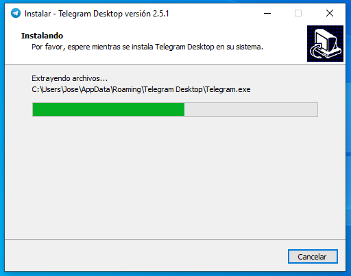 Telegram instalar en computador 