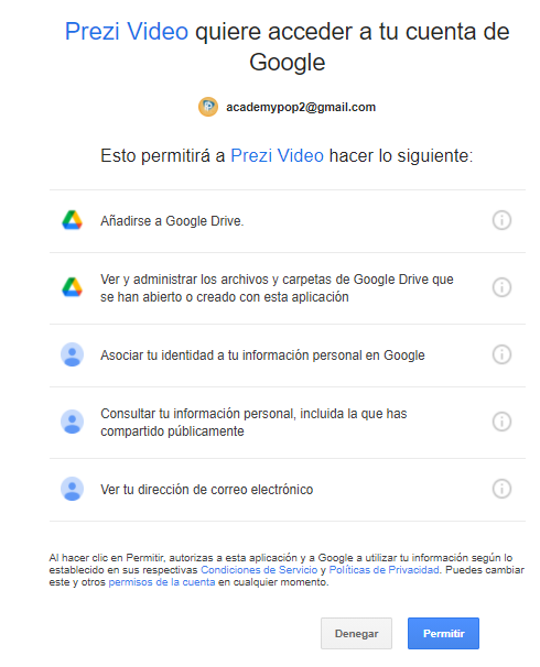 Crear un video con Prezi Video en Google Drive y publicarlo en Classroom