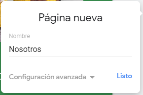 cómo crear una web para un ABP o aprendizaje basado en proyecto paso a paso.