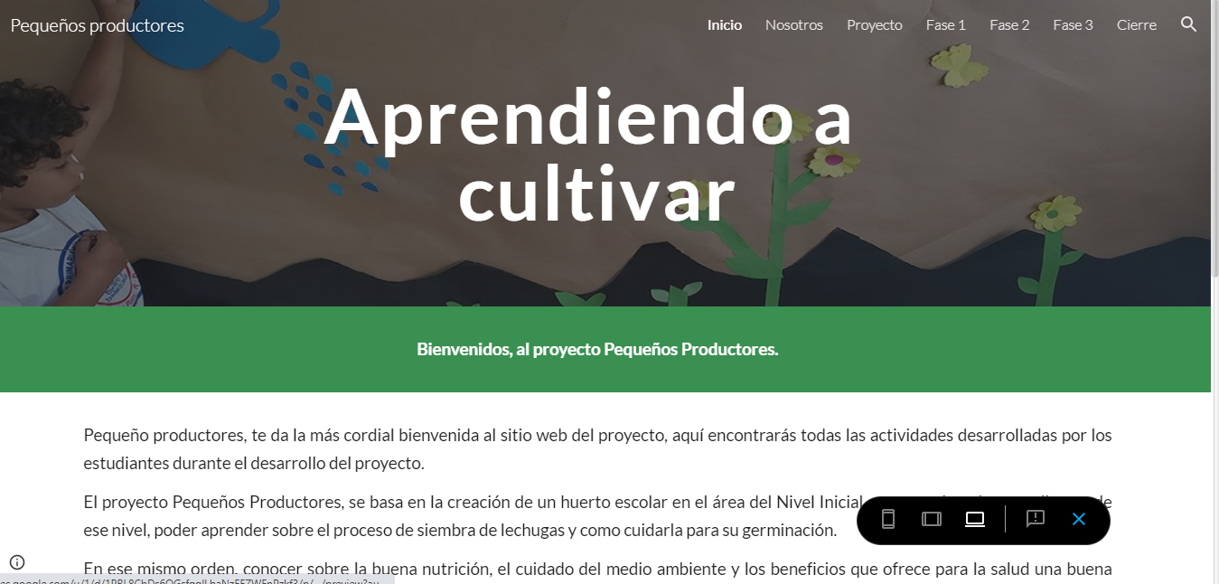 cómo crear una web para un ABP o aprendizaje basado en proyecto paso a paso.