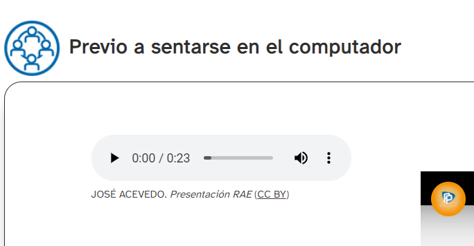 Grabar audio o nuestra propia voz directamente en exelearning