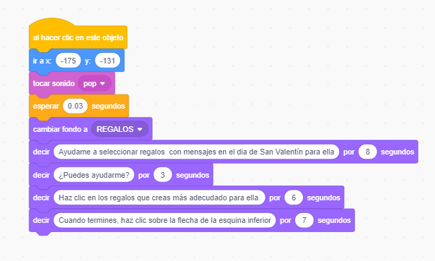 dia del amor y la amistad en scratch 3.0 juego